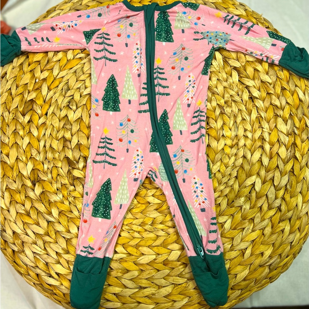 Little Sleepies Christmas Tree Bamboo Footie Pajama
